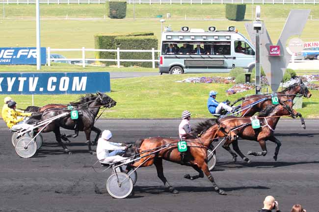 Arrivée quinté pmu PRIX DE CHATEAU-GAILLARD à PARIS-VINCENNES
