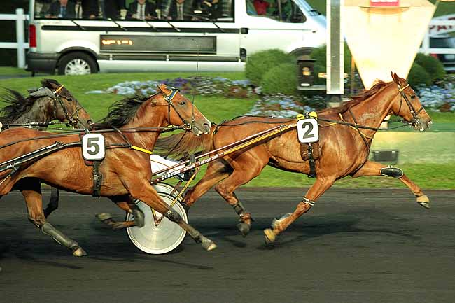 Arrivée quinté pmu PRIX GLAUKE à PARIS-VINCENNES