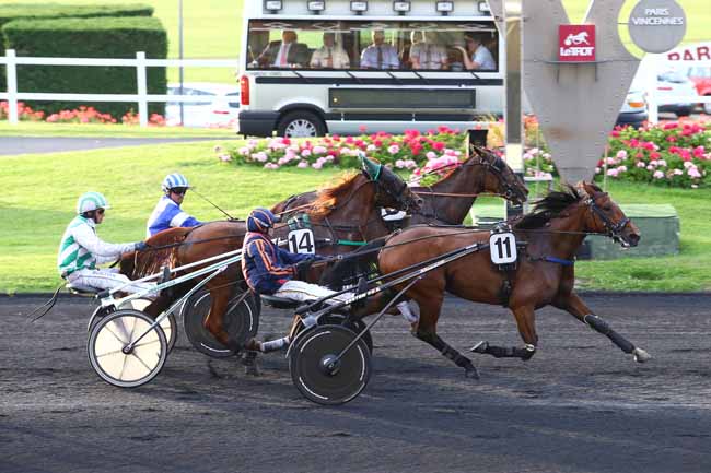 Arrivée quinté pmu PRIX DE PLESTIN-LES-GREVES à PARIS-VINCENNES
