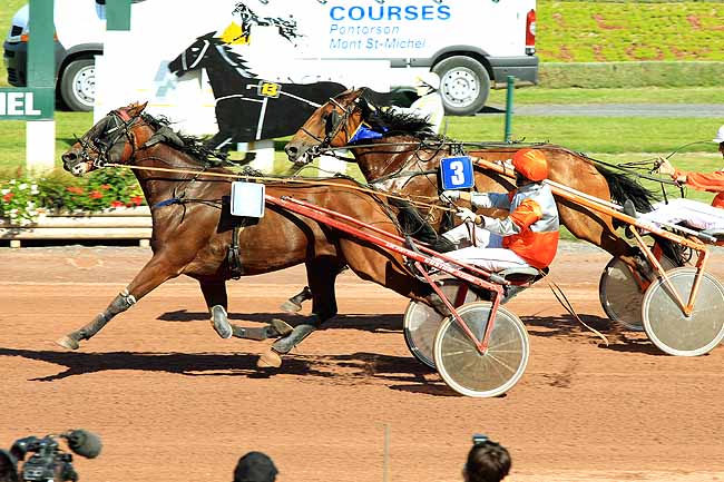 Arrivée quinté pmu PRIX DES AMATEURS à LE MONT SAINT MICHEL