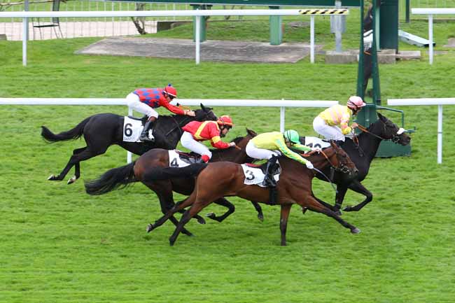 Photo d'arrivée de la course pmu PRIX DU CLUB DES GENTLEMEN-RIDERS ET DES CAVALIERES à SAINT-CLOUD le Jeudi 8 octobre 2015