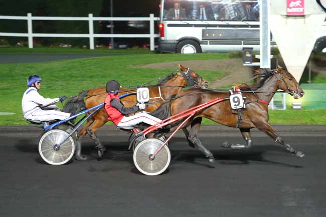 Photo d'arrivée de la course pmu PRIX LUDOVICA à PARIS-VINCENNES le Mardi 13 octobre 2015