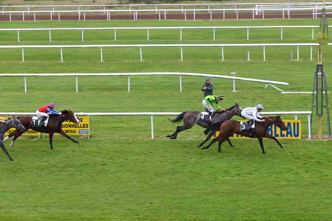 Photo d'arrivée de la course pmu PRIX DE LA PORTE NADON à FONTAINEBLEAU le Jeudi 15 octobre 2015