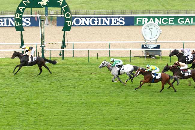 Photo d'arrivée de la course pmu PRIX HERVINE à CHANTILLY le Dimanche 18 octobre 2015