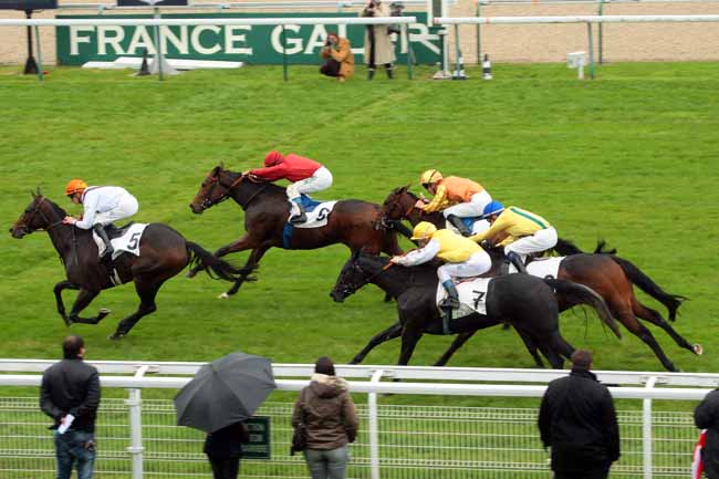 Photo d'arrivée de la course pmu PRIX DE NOIREMARE à DEAUVILLE le Mercredi 21 octobre 2015
