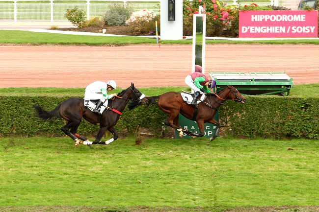 Photo d'arrivée de la course pmu PRIX LOGGIA à ENGHIEN le Samedi 24 octobre 2015
