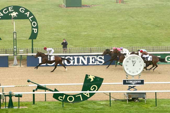 Photo d'arrivée de la course pmu PRIX DE MONTLEVEQUE à CHANTILLY le Lundi 2 novembre 2015