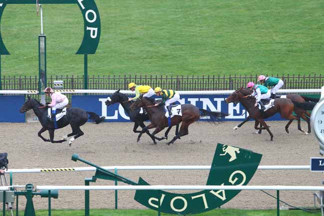 Photo d'arrivée de la course pmu PRIX DES BICHES à CHANTILLY le Vendredi 6 novembre 2015
