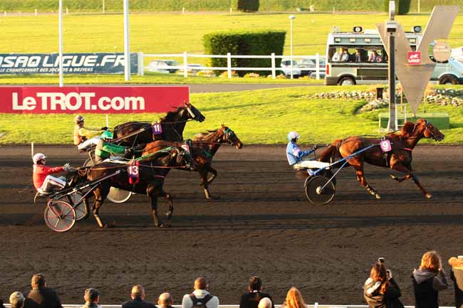 Photo d'arrivée de la course pmu PRIX DE COLOMBES à PARIS-VINCENNES le Lundi 9 novembre 2015