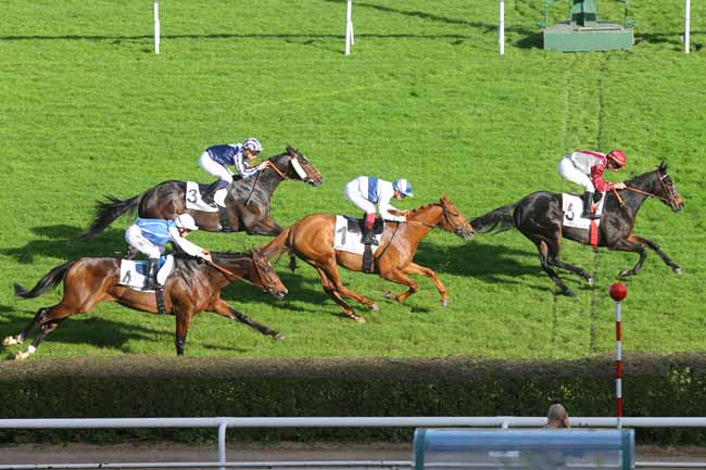 Photo d'arrivée de la course pmu PRIX DE MEUDON à SAINT-CLOUD le Lundi 9 novembre 2015