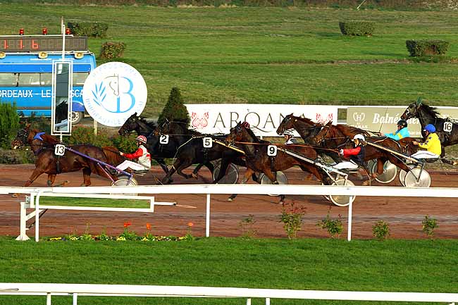 Photo d'arrivée de la course pmu PRIX DE LYON-PARILLY à BORDEAUX-LE BOUSCAT le Mardi 10 novembre 2015