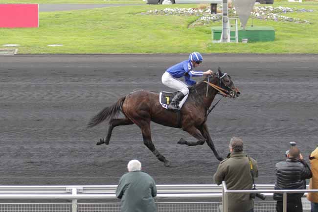 Photo d'arrivée de la course pmu PRIX LOUIS TILLAYE à PARIS-VINCENNES le Lundi 16 novembre 2015