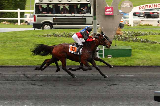 Photo d'arrivée de la course pmu PRIX DE GRENOBLE à PARIS-VINCENNES le Mercredi 25 novembre 2015