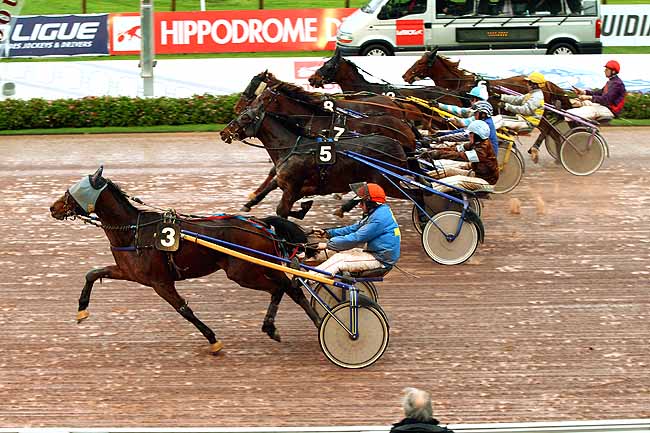 Photo d'arrivée de la course pmu PRIX DES MARJOLAINES (GR A) à CABOURG le Mardi 8 décembre 2015
