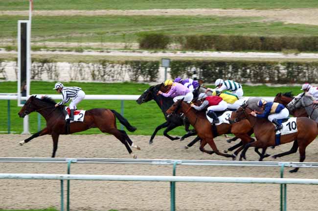 Photo d'arrivée de la course pmu PRIX DES MANOIRS à DEAUVILLE le Vendredi 11 décembre 2015