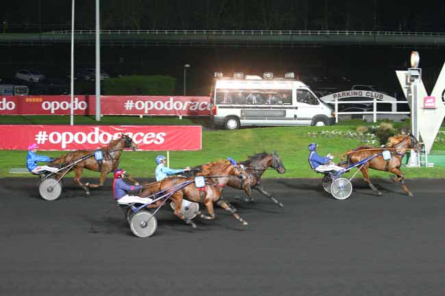 Photo d'arrivée de la course pmu PRIX DE COGOLIN à PARIS-VINCENNES le Dimanche 13 décembre 2015