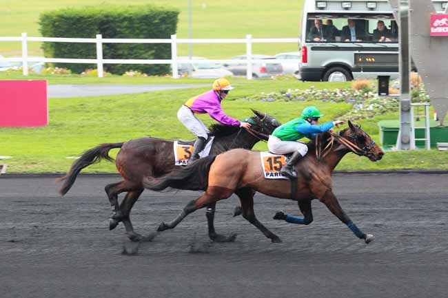 Photo d'arrivée de la course pmu PRIX DE TULLE à PARIS-VINCENNES le Mardi 15 décembre 2015