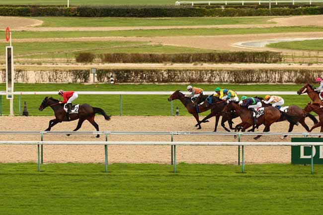 Photo d'arrivée de la course pmu PRIX DE LA BARELIERE à DEAUVILLE le Jeudi 17 décembre 2015