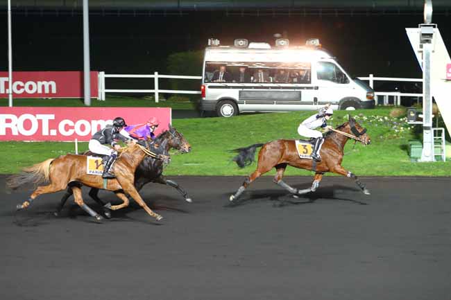 Photo d'arrivée de la course pmu PRIX DE COMMERCY à PARIS-VINCENNES le Lundi 28 décembre 2015