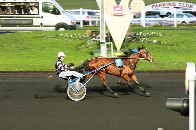 Photo d'arrivée de la course pmu PRIX DE FORMIGNY à PARIS-VINCENNES le Jeudi 31 décembre 2015