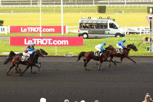 Photo d'arrivée de la course pmu PRIX DE NORT-SUR-ERDRE à PARIS-VINCENNES le Lundi 4 janvier 2016