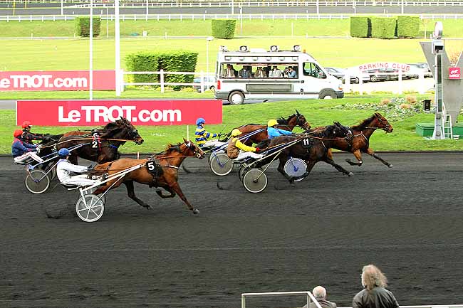 Photo d'arrivée de la course pmu PRIX DE MEZIERES à PARIS-VINCENNES le Mardi 5 janvier 2016
