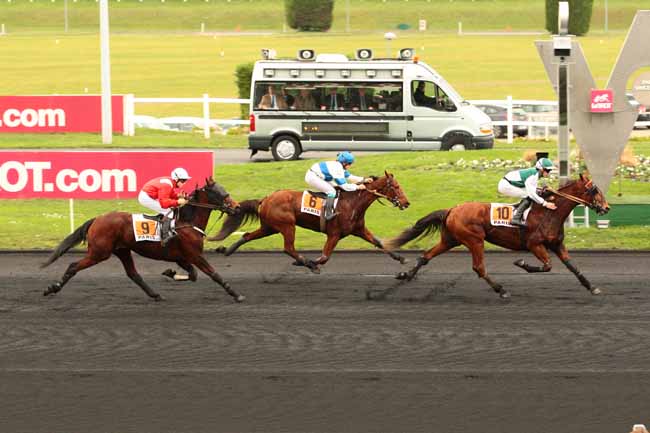 Photo d'arrivée de la course pmu PRIX DE POUANCE à PARIS-VINCENNES le Mercredi 6 janvier 2016