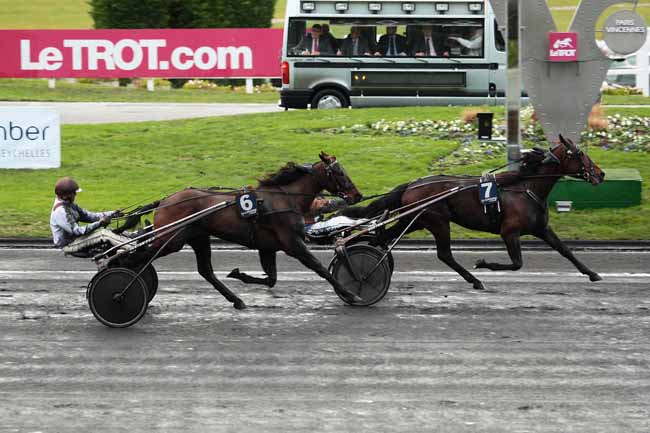 Photo d'arrivée de la course pmu PRIX DE VIC-SUR-CERE à PARIS-VINCENNES le Dimanche 10 janvier 2016