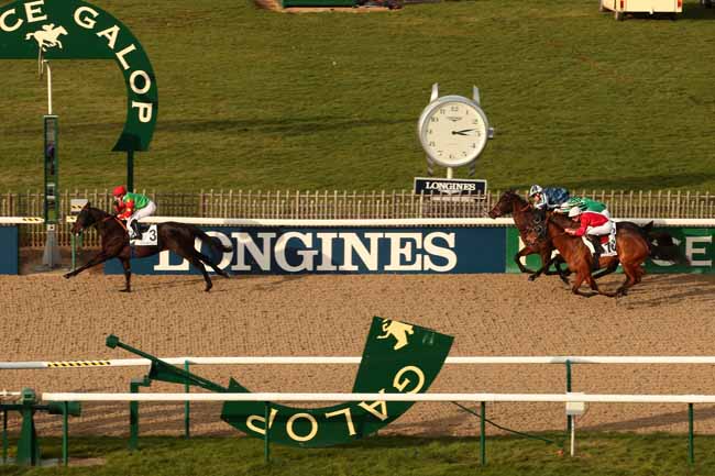 Photo d'arrivée de la course pmu PRIX DE NOINTEL à CHANTILLY le Lundi 18 janvier 2016