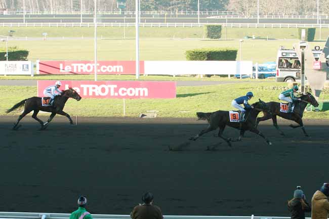 Photo d'arrivée de la course pmu PRIX DE BAYONNE à PARIS-VINCENNES le Jeudi 21 janvier 2016