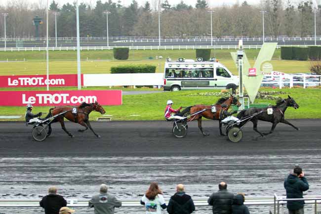 Photo d'arrivée de la course pmu PRIX DE BREST à PARIS-VINCENNES le Samedi 23 janvier 2016