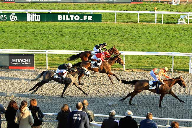 Photo d'arrivée de la course pmu PRIX DES ORANGERS à CAGNES-SUR-MER le Lundi 25 janvier 2016