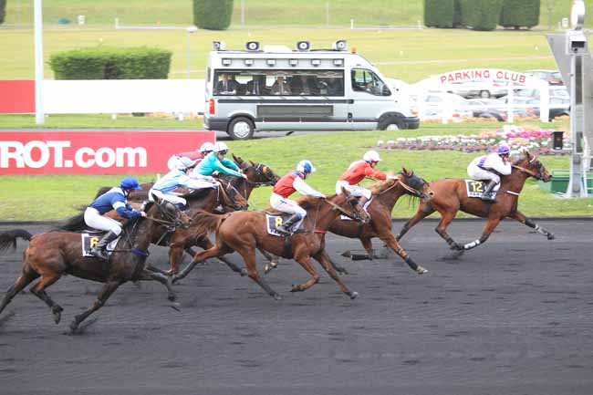 Photo d'arrivée de la course pmu PRIX DE VIENNE-KRIEAU à PARIS-VINCENNES le Jeudi 28 janvier 2016