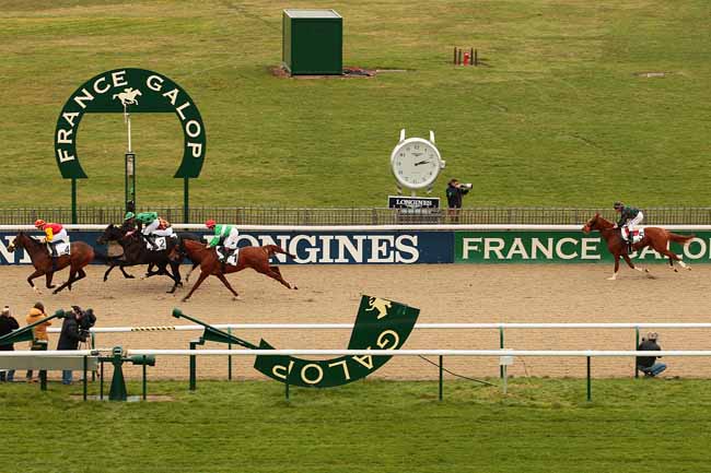 Photo d'arrivée de la course pmu PRIX ARTUS à CHANTILLY le Vendredi 29 janvier 2016