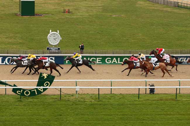 Photo d'arrivée de la course pmu PRIX DE LA ROUTE CAROLINE à CHANTILLY le Vendredi 29 janvier 2016