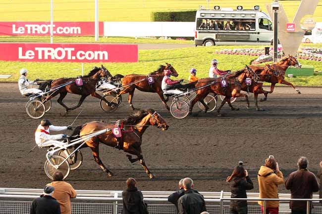 Photo d'arrivée de la course pmu PRIX ROQUEPINE à PARIS-VINCENNES le Samedi 6 février 2016