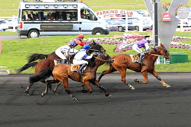 Photo d'arrivée de la course pmu PRIX DECIDEE à PARIS-VINCENNES le Lundi 15 février 2016