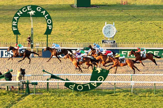 Photo d'arrivée de la course pmu PRIX DU CHEMIN ROYAL à CHANTILLY le Vendredi 19 février 2016