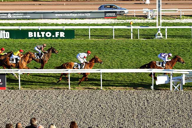 Photo d'arrivée de la course pmu PRIX DE FONTMERLE à CAGNES-SUR-MER le Samedi 20 février 2016
