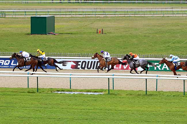 Photo d'arrivée de la course pmu PRIX DU BOIS BONNET à CHANTILLY le Jeudi 3 mars 2016