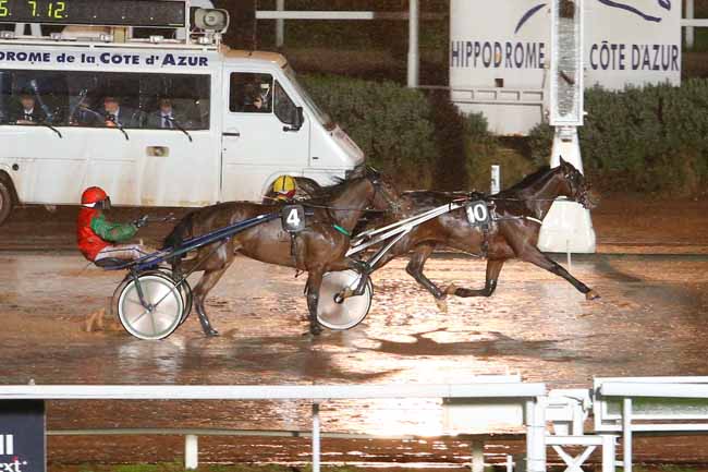 Photo d'arrivée de la course pmu PRIX DE SALERNES à CAGNES-SUR-MER le Vendredi 4 mars 2016