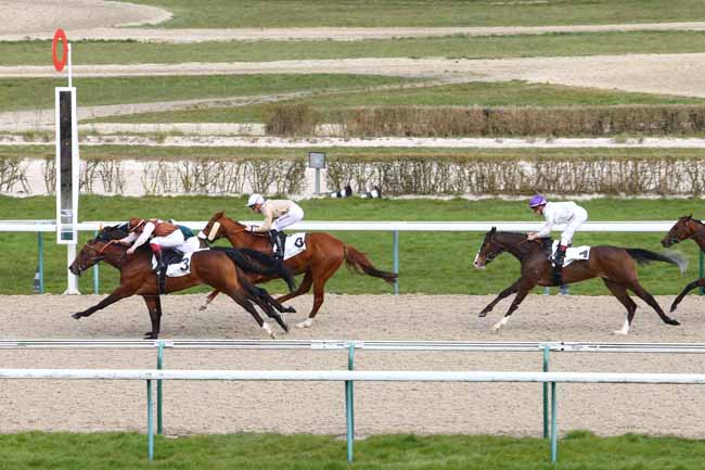 Photo d'arrivée de la course pmu PRIX DE LA VARENNE à DEAUVILLE le Mardi 8 mars 2016