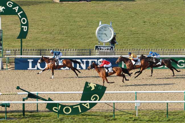 Photo d'arrivée de la course pmu PRIX DU PETIT ETANG à CHANTILLY le Mardi 15 mars 2016