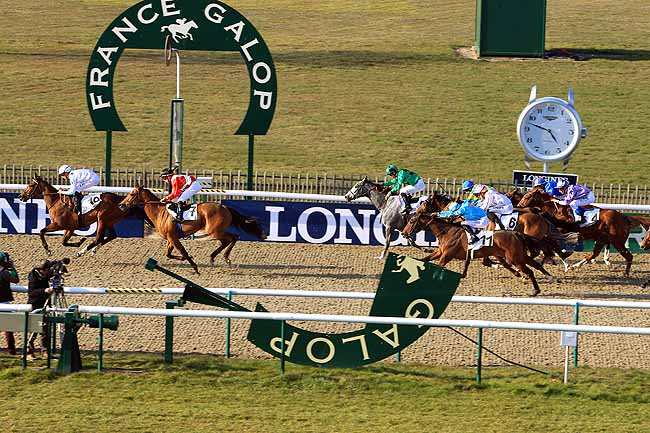 Photo d'arrivée de la course pmu PRIX DE ROSE à CHANTILLY le Jeudi 17 mars 2016