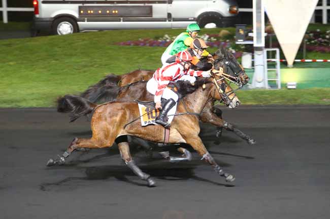 Photo d'arrivée de la course pmu PRIX LETO à PARIS-VINCENNES le Vendredi 25 mars 2016
