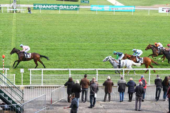 Photo d'arrivée de la course pmu PRIX CARVIN à MAISONS-LAFFITTE le Vendredi 1 avril 2016