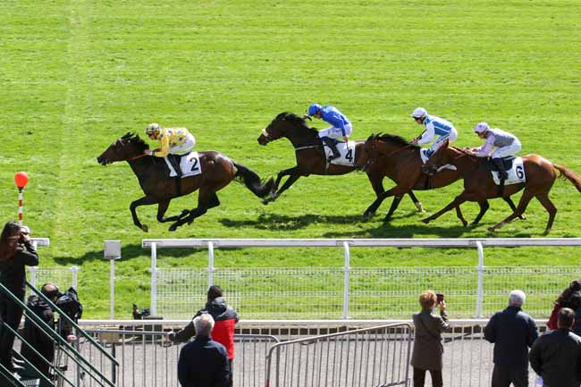 Photo d'arrivée de la course pmu PRIX DJEBEL à MAISONS-LAFFITTE le Jeudi 7 avril 2016