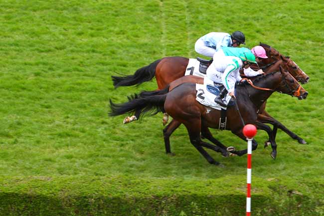 Photo d'arrivée de la course pmu PRIX DE LA CHAUSSEE D'ANTIN à SAINT-CLOUD le Lundi 11 avril 2016
