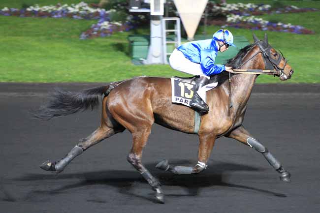 Photo d'arrivée de la course pmu PRIX CHLOE à PARIS-VINCENNES le Vendredi 15 avril 2016