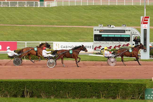 Photo d'arrivée de la course pmu PRIX DE LA VILLE DE SAINT-GRATIEN à ENGHIEN le Samedi 23 avril 2016